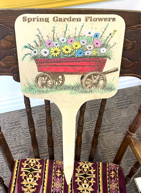 Wall Art - Words of Wisdom / HD-WAWI-1792: Garden Stake - Spring Flowers