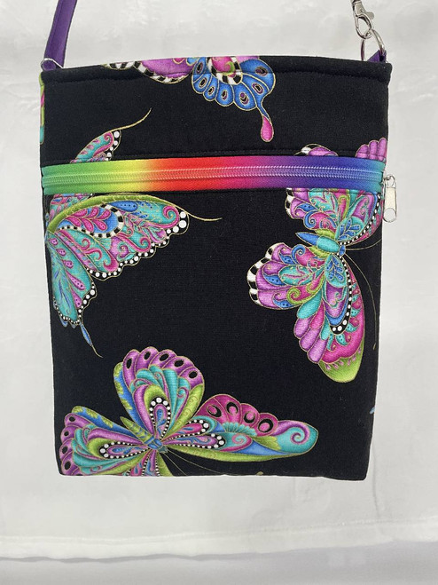 Cross Body Bags / HB-CB-2: Butterfly (Black)