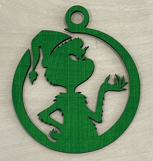 Christmas Tree Decorations / SH-CTD-1: Santa Grinch (Green)