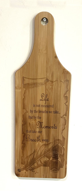 Wall Art - Words of Wisdom / HD-WAWI-26: Breath Away - Cutting Board Panel