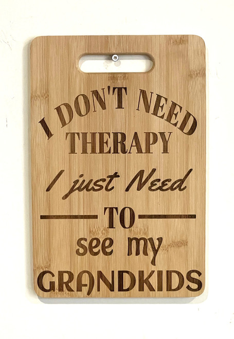 Wall Art - Words of Wisdom / HD-WAWI-1721: Grandkids Therapy - Laser Engraved Panel