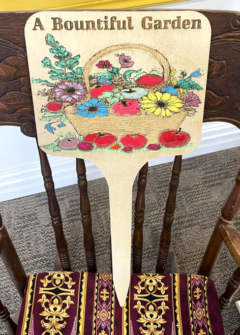 Wall Art - Words of Wisdom / HD-WAWI-1793: Spring Flowers - Garden Stake