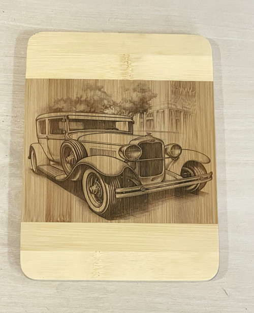 Wall Art - Words of Wisdom / HD-WAWI-1916: Drink Coaster / Small Serving Board - Classic Car Theme
