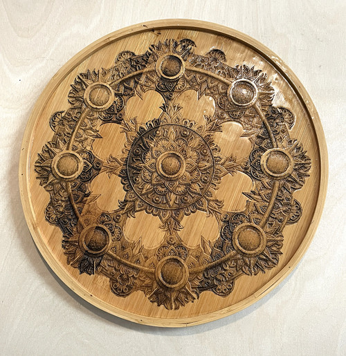 Wall Art - Words of Wisdom / HD-WAWI-3015: Lazy Susan - 3D Engraved Design