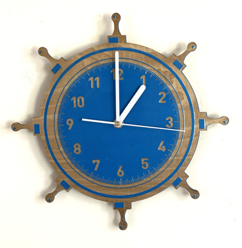 Clocks - Newfoundland Motifs / HD-CN-25: Ship's Wheel Clock