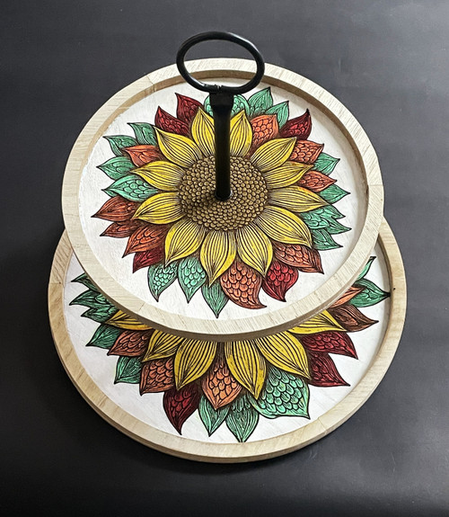 Wall Art - Words of Wisdom / HD-WAWI-3006: 2-Tier-Tray - Intricate Design