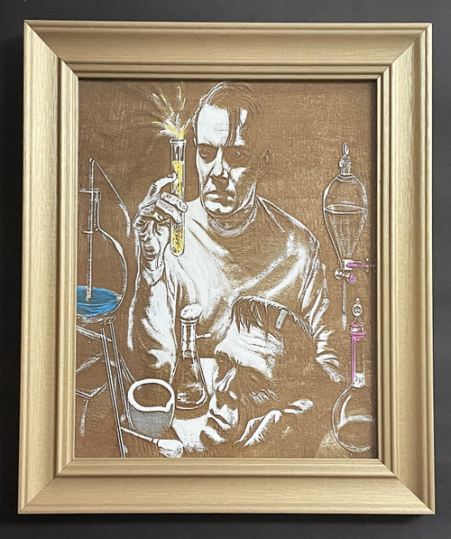 Wall Art - Words of Wisdom / HD-WAWI-9010: Engraved Image: Frankenstein - 8 x 10 Engraving