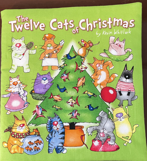 Fabric Nursery Books / BI-FNB-9: Book 8 (The Twelve Cats of Christmas)