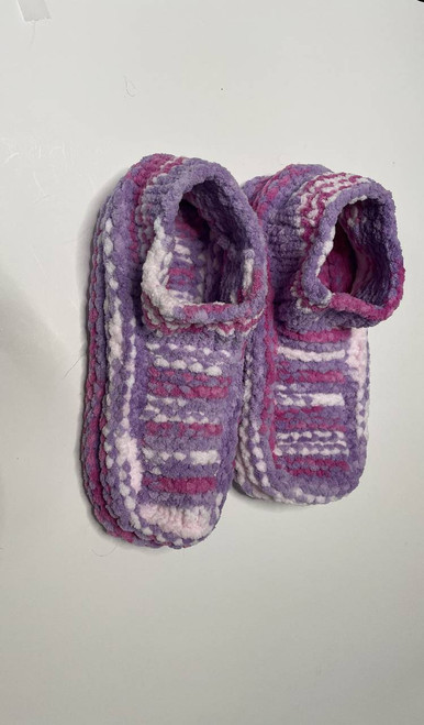 Knitted - Slippers / KC-KS-2: Purple (Pink)