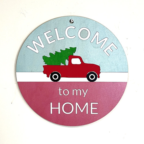Wall Art - Words of Wisdom / HD-WAWI-137: Welcome to my Home - Wall Hanging Panel