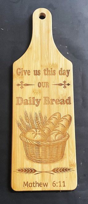 Wall Art - Words of Wisdom / HD-WAWI-1740: Our Daily Bread (Natural) - Cutting Board Panel