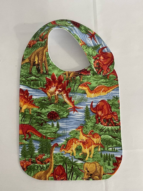 Toddler Bibs / CA-B-T-11: Dinosaur(s) on the River