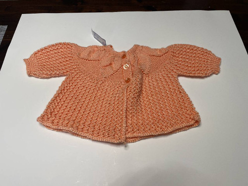Knitted - Baby Sweater / KC-KBS-3: Classic Design (Orange)