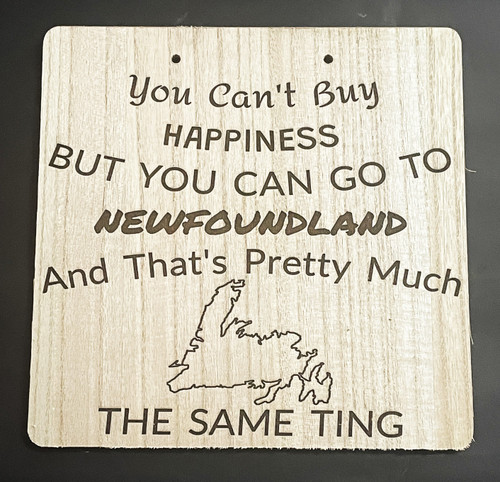 Wall Art - Words of Wisdom / HD-WAWI-72: Newfoundland Ting - Small Cutting Board Panel