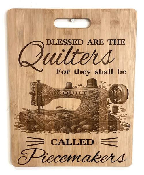 Wall Art - Words of Wisdom / HD-WAWI-1764: Quilters - Piecemakers - Laser Engraved Panel