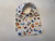 Baby Bibs / BI-B-43: Cats (White) - Square
