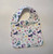 Baby Bibs / BI-B-59: Dinos (White) - Square
