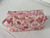 Cosmetic & Toiletry Bags / B-C-3: Pink Leaves