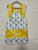 Aprons / DK-AM-3: Criss - Cross Bluie (White and Yellow Marble)