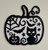 Wall Art - Halloween / SH-HWA-45: Cat Pumpkin (Black / Grey)