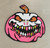 Wall Art - Halloween / SH-HWA-66: Scary Pumpkin (Fuchsia / White)