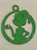 Christmas Tree Decorations / SH-CTD-1: Santa Grinch (Green)