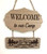 Wall Art - Words of Wisdom / HD-WAWI-42: Welcome to our Camp (Natural) - 2 Panel