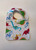 Baby Bibs / BI-B-3: Dinos (White) - Square