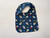 Baby Bibs / BI-B-61: Mickey, Daffy (Dark Blue) - Square