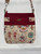 Cross Body Bags / HB-CB-7: Tribal (Burgundy Top)