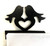 Doorway Toppers / HD-DT-7: One Heart Dovers (Black)