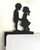 Doorway Toppers / HD-DT-14: Boy and Girl (Black)