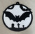 Wall Art - Halloween / SH-HWA-13: Graveyard Bats (Black / White)