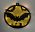 Wall Art - Halloween / SH-HWA-14: Graveyard Bats (Black / Yellow)