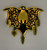 Wall Art - Halloween / SH-HWA-28: Bat (Black / Yellow)