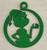 Christmas Tree Decorations / SH-CTD-1: Santa Grinch (Green)