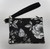 Coin Purses / HB-CP-11: Black (White Flowers)