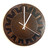 Clocks - Classic Designs / HD-CC-25: Round Clock (Black)