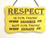Wall Art - Words of Wisdom / HD-WAWI-1702: Respect for those who Deserve it (Black / Grey) - Laser Engraved Panel
