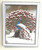 Wall Art - Words of Wisdom / HD-WAWI-8020: Engraved Image: Peacock (Red) - 8 x 11 Engraving - White Frame
