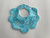 Baby Bibs - Scallop Edge / BI-BS-3: Unicorn (Light Blue) - Scallop Edge