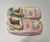 Knitted - Slippers / KC-KS-7: Yellow (Pink)