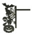 Doorway Toppers / HD-DT-64: Bats and Pumpkins (Black)