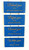 Wall Art - Words of Wisdom / HD-WAWI-8: Behind You (Blue) - 4 Panel