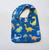 Baby Bibs / BI-B-57: Dino (Dark Blue) - Square