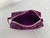 Cosmetic & Toiletry Bags / B-C-11: Burgundy Butterflies