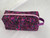 Cosmetic & Toiletry Bags / B-C-11: Burgundy Butterflies