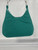 Cross Body Bags / HB-CB-1: Black (Teal Flowers)