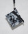 Coin Purses / HB-CP-10: Black (Grey Flowers)