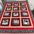 Laps and Throws / Q-LT-27: Winter Theme (Red / Black / Tan)